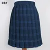 Clothing Sets School Dresses Plaid Pleated Skirt Students Cosplay Anime Jk Uniform Sailor Suit Navy Blue Gray Royal Short For GirlsClothing