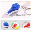 Party Favor Event Supplies Festive Home Garden Uv Light Money Detector Keychain Mini Led Traviolet Dhf1D