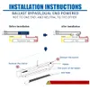 LESLED T8 LED أنبوب ضوء 8 أقدام FA8 RAW ROW غطاء شفاف 72W أنابيب بيضاء الباردة أضواء المصباح المصباح للمكتب ضوء متجر