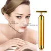 T shape Beauty Facial & Body Contouring Tool Tightens Tones the Look of the Skin Reduces Aging Wrinkles Face Sculptor Derma Roller Care Tools and Devices