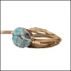 Bracelets de Tennis bijoux perle exquis fait à la main réglable cadeau rétro charme 5 brins envelopper mode pierres naturelles Uniq Dhoil