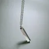 Hänge Halsband Magic Triangular Prism Crystal Suncatcher Klart Optiskt Glas Rainbow Maker Halsband Smycken X4YAPendant