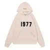 Nouveau sweat à capuche du créateur Saison 8 High Street Loose Fashion 1977 pull à capuche imprimé flocage