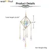 WarmHut Cristal Rainbow Suncatchers Pendentif En Verre Suspendu Ornement Prism Ball Sun Catcher Fenêtre Maker pour Voiture Maison Jardin Décor 220407