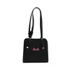 패션 블랙 레저 대용량 경사 어깨 가방 여성 핸드백