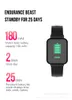 B57 Smart Watch Waterproof Fitness Tracker Sport na iOS Android Telefon Smartwatch Monitorowanie ciśnienia krwi