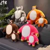 Petite Tête Ours En Peluche Poupée En Peluche Jouet Câlin Oreiller En Peluche Fort Muscle Corps Renard Paresseux Éléphant Copain Oreiller Cadeau D'anniversaire J220729