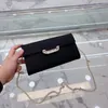 أكياس Luxries حقائب سهرة مصممة مستطيلة حجر الراين الكتف الكتف
