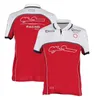 Zwwd Męskie Polos F1 T-shirt Męskie i Women Team Racing Suit Krótkie rękawowe koszulę Polo Koszulę samochodową kombinezonami plus rozmiar można dostosowywać