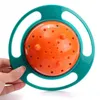 Bols enfants gamin bébé jouet universel 360 rotation de bol à l'épreuve des déversements plats de bol mignon assiette rapide bolsbowls