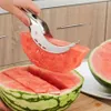 Vattenmelon artefakt skivkniv 304 rostfritt verktyg stål kniv corer frukt och grönsaksverktyg kök tillbehör prylar grossist