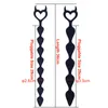 Perles anales longues de 36cm, Plug Anal, boutique sexy, boules de stimulateur en Silicone, masseur de Prostate, jouets pour adultes, femmes et hommes