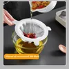 100/200/400 Mesh Cuisine Casque à mailles ultra-fine Casque Nylon collanter Filtre Spoon adapté au lait de soja Coffee Wine Yogourt 15cm