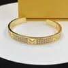 Men Designer Bracelet for Women Designers armbanden sieraden Love Bangles Classic Diamond Bangle For Mens Gold Chain Letter F Wedding Box