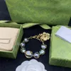 Stilista di moda con perline di cristallo Bracciale da donna Regalo di compleanno per sposi di alta qualità