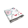 Serviette Visage Belle Tour Eiffel Française Je T'aime Bain Doux El Spa Gym Sport Hand Towelsasciugamani Da BagnoTowel