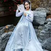 Bühnenkleidung 2022 Ropa Tradicional China Langarm Kleid Tänzer Outfit Traditionelle chinesische Cosplay Kostüme für Frauen Hanfu Rot