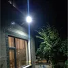 100 W 200 W 300 W Luz de rua solar IP65 Sensor de movimento de radar de alta luminosidade Iluminação inteligente Luz externa para pátio Piazza yard com controle remoto e poste