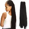 Zizi Braids Haar 28 Zoll synthetische Flechten Haarverlängerung dünne Box Braid 50 g/Packung Micro Crochet Twisted Afro Kinky Box Braid Haar LS09