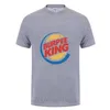 Burpee King T-shirt drôle cadeau d'anniversaire pour petit ami mari papa hommes été à manches courtes coton Crossfit entraînement t-shirts 220411