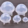 5pcs / set stampo in silicone a forma di palla ciondolo stampo per resina con vero fiore strumenti per la creazione di gioielli fai da te stampi per torte artigianali strumento per cuocere 220721