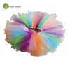 Tutu Rok Meisjes Baby Verjaardag Party Fluffy Rainbow Black Multi Colors Handmake Ballet Dance Christmas Costume 220326