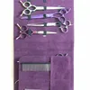 21x25см Поместить 10 шт. Кожаные парикмахерские Сумки Pet Scissous Case Pack Pack Touch Держатель Укладки Аксессуары 220317