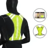 Motorcycle Apparel Outdoor Night Riding Running Reflective Vest Safety Security Sports Bicycle Cycling Jogging Guiding Light