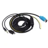 Adaptador de entrada de Cable auxiliar de cargador de conector de interfaz de música de estilo de coche para sistema Alpine Android