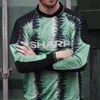 Футбольные трикотажные изделия 90 91 92 GK Джерси Джерси зеленый черный 1# Schmeichel Maillot