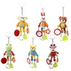 Cartoon Baby Toy Bed Baby Stroller Bell Early Education Baby Toy Bell Doll Pingente nascido em Hanging Catrage Carriage Gift 220531