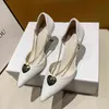 Chaussures habillées 5 Cm 2022 Fashion Trend Hoge Hakken Gradiënt Mid Vrouwen Party Schoenen Design Gevoel Metalen Ketting Kwaliteit Sandalen 220425