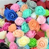 Flores decorativas grinaldas 50/100/200 PCS Cabeça 3 cm PE Roses Artificial para Casamento em casa Flor Flor Decor Rose Rose Of FL