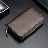 Натуральная кожаный кошелек автомобильный держатель ключа держатель брелок сумка для ZIP с слотом для карты