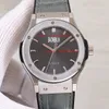 Mens Watches Designer Watch Top Classic Fusion Quality Automatic Machine rostfritt stål Skal bar nagelskala grå blå svart kalf5249226