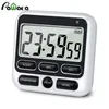 Skärmkök Stor skärm Digital Timer Square Cooking Count Up Countdown Alarm Sleepwatch Clock 220618