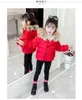 1 2 3 4 5 6-Year Resist Severe Cold Girls Jacket Winter Thick Keep Warm Outerwear Jacket For Girl Heavy Childrens Clothing J220718