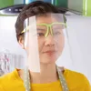 透明なメガネフェイスシールドフルプラスチック保護マスク再利用性透過性アンチフォッグガードアンチオイルダストスプラッシュキッチンクッキングVTM TL0682