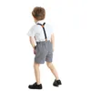 Abiti per ragazzi Sump Short Set Short Baby Formal Party Boy's Formale Wear Suit