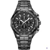 2022 Wwoor Watch Seven Needle Man rörelse Sektion Steel Bring Quartz Waterproof Wristwatch Chronograph Wholes Watches Montre de Luxe Gifts W9