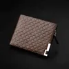 Mäns tryckta affärer Short Wallet Leisure Zipper Horisontell hårdvara bunden plånbok Fashion Wallet 220712