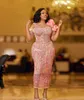 Arabski Aso Ebi Ebi luksusowe sukienki na studniowe sukienki z koronkowymi imprezą