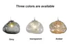 Nordic Pendant lamps Blown Glass Embossed Art chandelier Restaurant Bedroom Living Room Bar Light Crystal Suspension