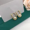 Women Stud Orens Designer Jewerlry Pearl Hoops Letters Gold Love Earrings for Men 925 Silverwedding Party Studs with Box Nice 22062904r