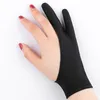 Five Fingers Gloves Two-fingers Artist Anti-touch Glove For Drawing Tablet Right And Left Hand Anti-Fouling Screen Board333c