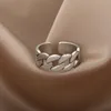 Clusterringen oude kleur voor vrouwen open verstelbaar retro roestvrij staal paar ring vintage esthetische sieraden anillos mujercluster