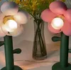 Lampade da tavolo Peach Blossom Creative Flower Lamp Camera da letto Decorazione da comodino Gioielli di alto valore Regalo romantico Night StandTavolo