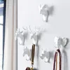 Haken rails dierenvorm muur gemonteerd haak creatieve sleutel houder kleding hanger voor woonkamer slaapkamerhooks treinschokken