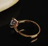 18K white color yellow rose Wedding gold heart-shaped classic four claw 1 carat lab diamond wedding ring female