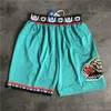 Memphis''grizzlies''men throwback basket shorts ficka